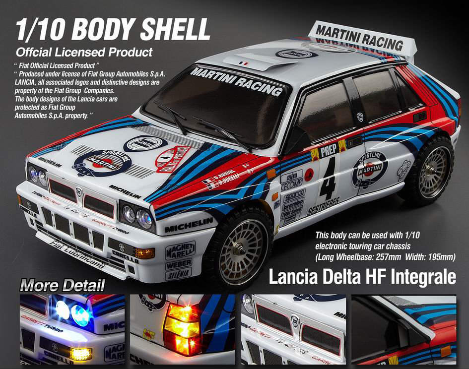 Killerbody Lancia Delta HF Integrale RC Cars, RC parts