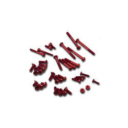 Aluminum Screw Set for EX-1 (Red)
