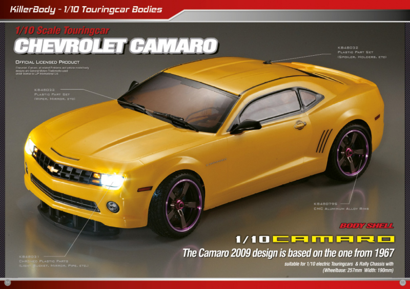 1/10 Camaro Body Shell