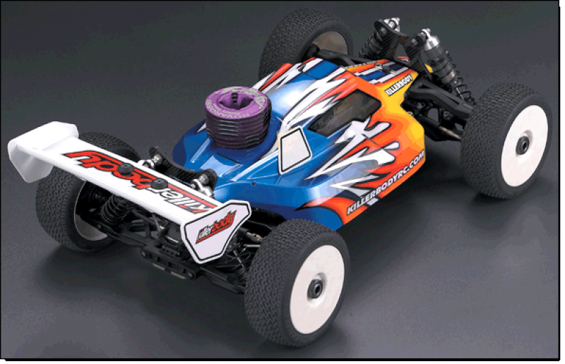 11382 1/10 Scale Buggy Body Shell Decal Sheet Nitro RC 