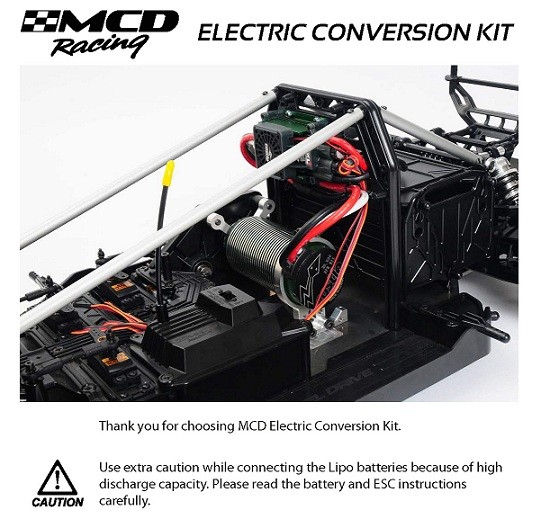 Brushless Conversion Set per i modelli MCD