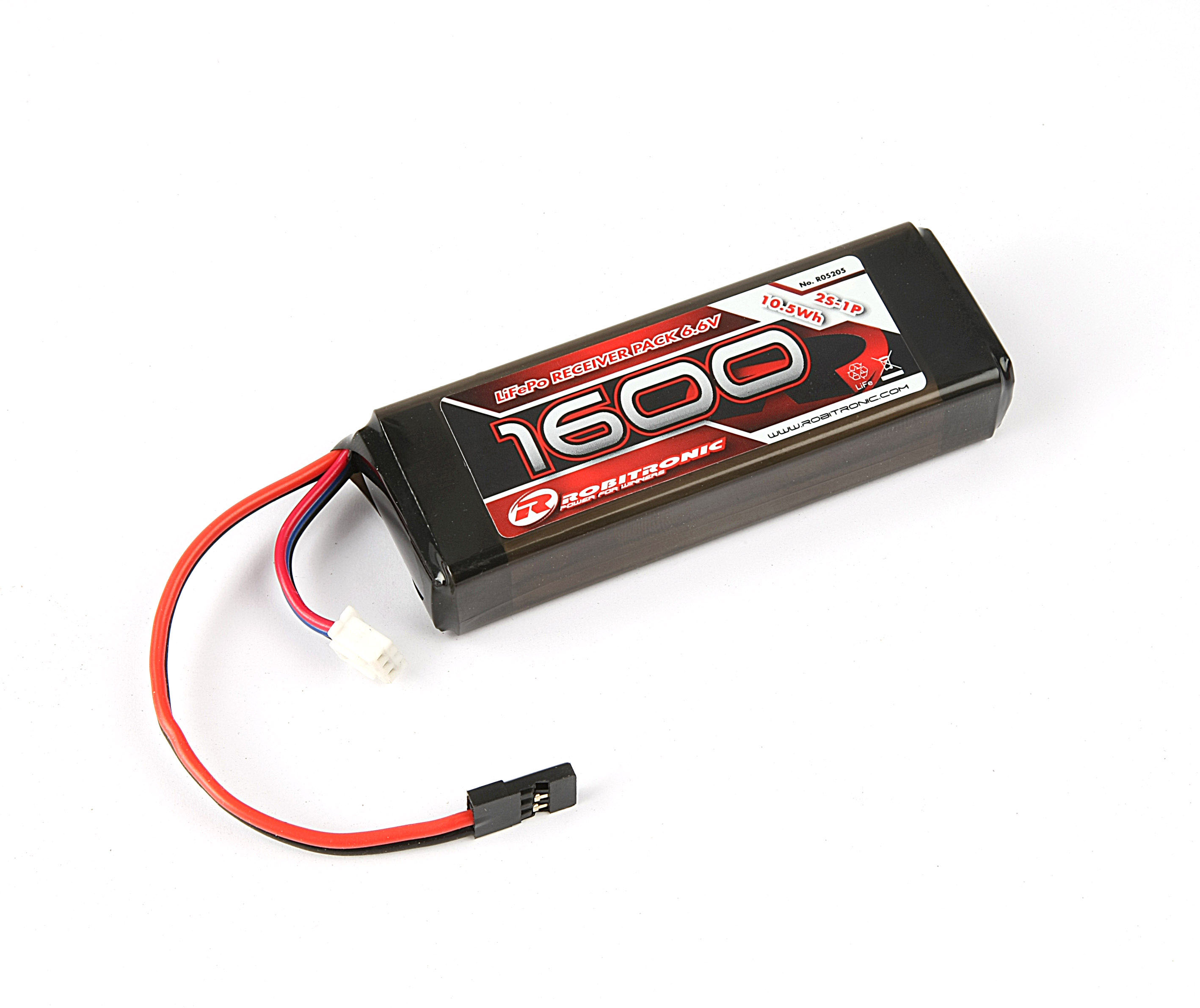 R05205 - LiFe 6,6V; 1600mAh, 2/3 Straight