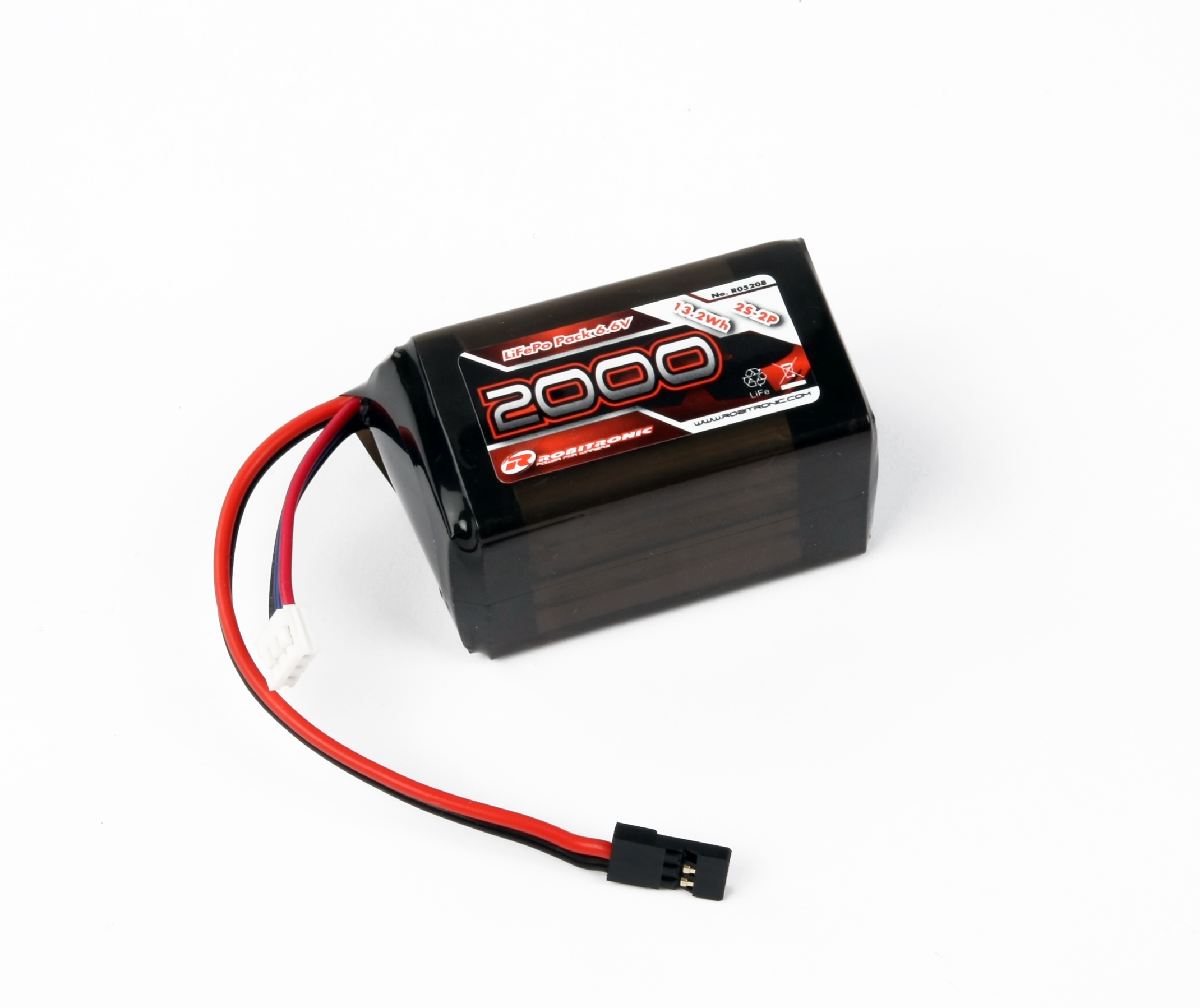 R05208 - LiFe 6,6V; 2000mAh, 2/3A Hump Akku