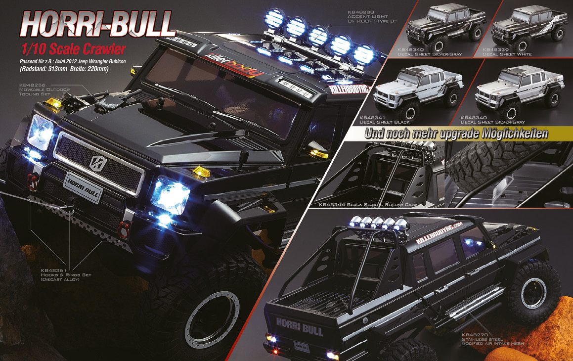 horri bull rc body